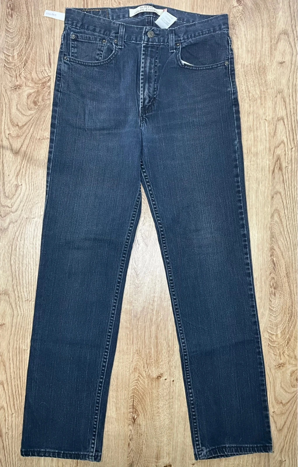 Jean Levi's Slim Fit W34 L34 Vintage Coton Noir DélavéLvh 061 – photo 2